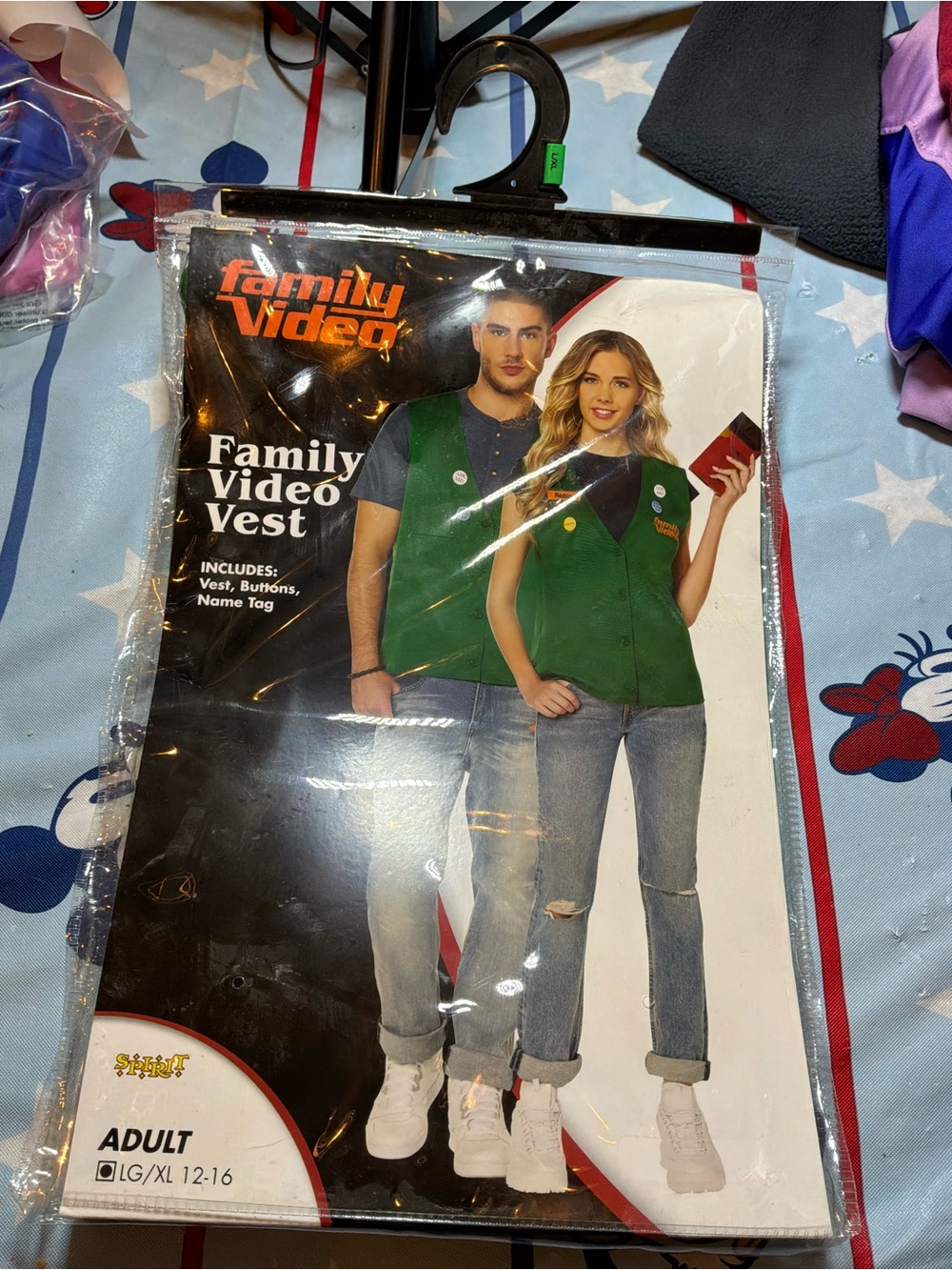 Family video vest spirit Halloween size L/XL -NWT - Picture 1 of 2